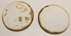 2 Vintage Italian Plaster Grand Tour Cameo Intaglios Bertel Autumn Winter Set