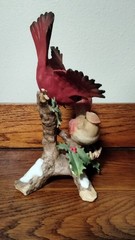 Cardinals in Winter Bird Figurine – Home Interiors 1995