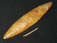 ACE! COLLECTION PSP! FLINT DAGGER 165mm! LIGHTER! DANISH STONE AGE NEOLITHIC