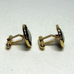 Wedgwood Gold Plated Cufflinks Made in England Excellent Condition