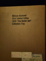 1975 Norman Rockwell Butter Girl Tray New In Box Norman Rockwell unused