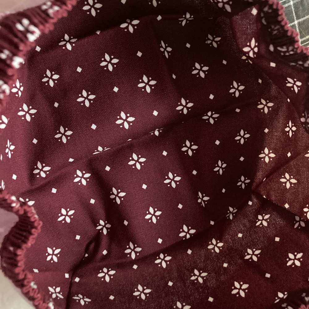 NEW Longaberger MEDIUM CATCH ALL – Basket Liner- TRADITIONAL RED ~NIP