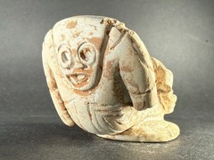 MUSEUM QUALITY ANCIENT PRE COLUMBIAN STONE CARVED TAINO STATUE FIGURINE C 900AD