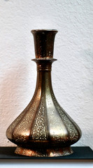 BEAUTIFUL ANTIQUE MUGHAL INDIAN BRONZE HOOKAH BASE c.1800