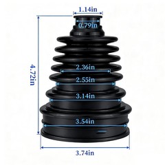 Universal CV Boot Kit Split Joint Gaiter Stretchable Replacement Car Auto Parts