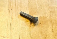 Antique Roman Iron Shipbuilding Nail Artifact
