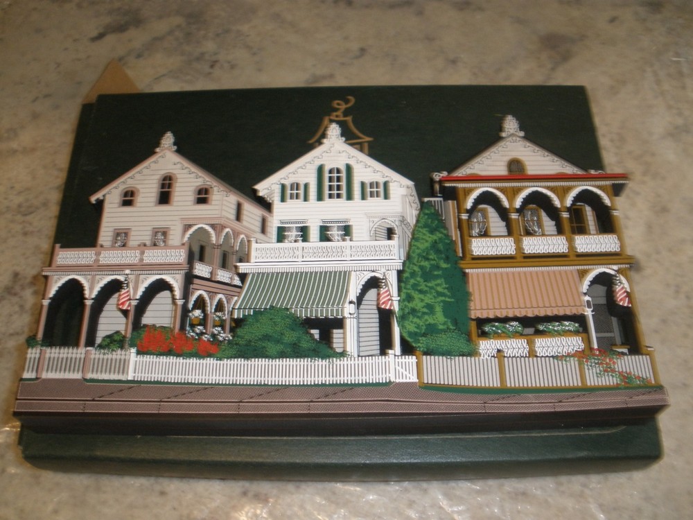 VINTAGE SHELIA SHELIA’S HOUSE CAPE MAY ROW 3 IN 1 RARE
