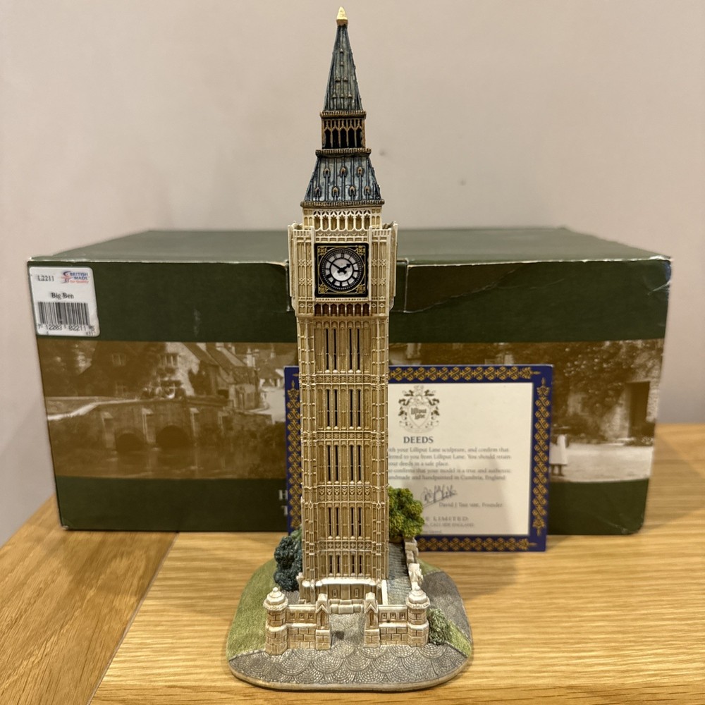 Lilliput Lane – Big Ben – L2211 – Britain’s Heritage Range – Boxed & Deeds