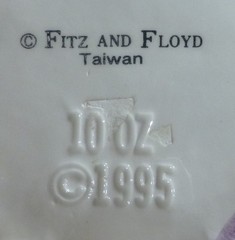 FITZ AND FLOYD – 1995 – 10 OZ – VEGETABLE MUG / CUP