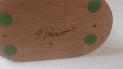 Vintage “Demott” Signed Metal Art 9″ Brass Sailboat Sculpture on Stone Base