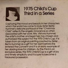 Vintage Sister Berta Hummel Schmid Bros. 1974 & 1975 Child’s Cups