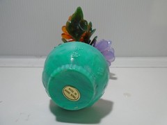 VINTAGE LUCITE ACRYLIC FLORAL POTTED BONSAI TREE 5″ HONG KONG UNBRANDED (VIN57)