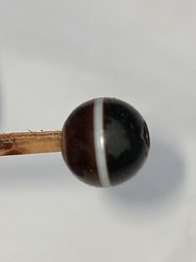 Ancient amazing 1 line sulemani tiny bead from Swat region of Pakistan.