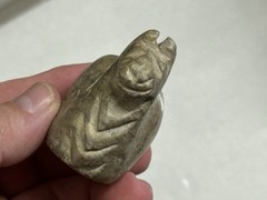 AMAZING PRE-COLUMBIAN CANOPA LLAMA EFFIGY VOTIVE CONTAINER FROM PERU MOTLEY COA
