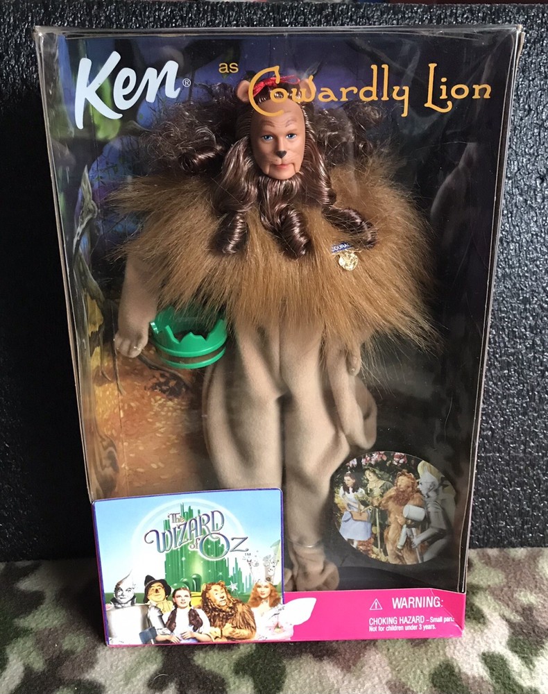 KEN AS COWARDLY LION, THE WIZARD OF OZ BARBIE, #26384, GOOD IN BOX, NRFB, 2000!