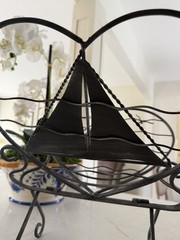 Nautical Sailboat Boat Metal Magazine Rack Holder Nautical Decor