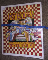 Mary Engelbreit Poster Unframed My Books Are Friends That Never Fail Me TCM 4439