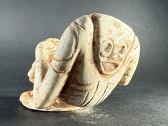 MUSEUM QUALITY ANCIENT PRE COLUMBIAN STONE CARVED TAINO STATUE FIGURINE C 900AD