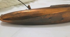 Vintage Gondola Gondolier Music Box Copper Color Plated READ Repair Project