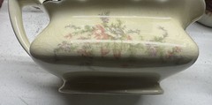 Old/Vintage Dish by W. S. George “LIDO” Canarytone USA #297A Loc#E52