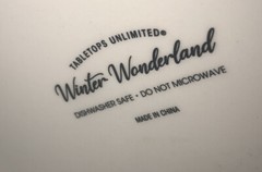 Adorable Table Tops Unt Ceramic Canister Seal tight Winter Wonderland Fun