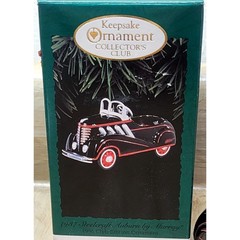 1996 Hallmark Keepsake Ornament Kiddie Car Classic 1937 Steelcraft Auburn Murray