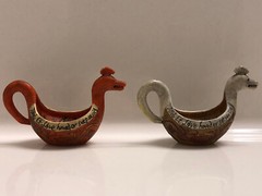 LOT 2 Candy Design Norway Viking Ship Danish Nordic Head Boat Ocean Sea Vintage