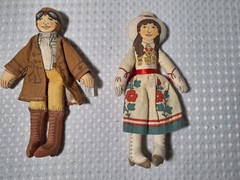 Vintage 1979 Hallmark Historic Figures Mark Twain Amelia Earhart Annie Oakley