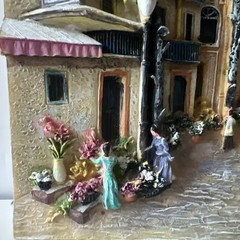 BEAUTIFULLY DETAILED 9” X 7” WALL ART RESIN PICTURE PLAQUE