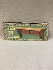Vintage 1990’s Lancaster 12” Wooden Heart Shelf w/ Original Box.