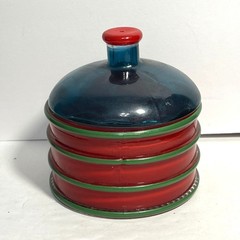 La Mediterranea Recycled Glass Canister Set Made in Spain set of 3