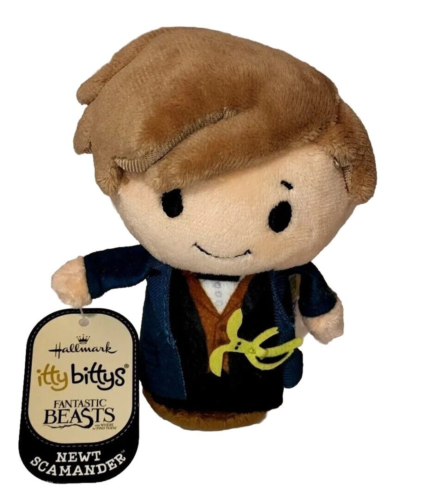 Hallmark Itty Bittys Newt Scamander Fantastic Beasts Harry Potter NEW Plush Toy