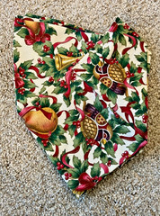 Longaberger 2000 Deck the Halls Basket 12 Day of Christmas Fabric Liner ~ New!