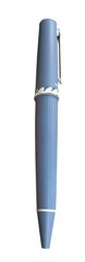 WEDGWOOD Blue Jasperware Ink Pen England New In Box Blue & White