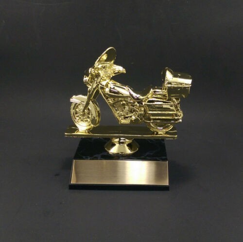 MOTORCYCLE TROPHY, BIKE AWARD, FREE CUSTOM ENGRAVING