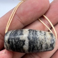 Ancient Central Asian Granite Gneiss Stone Dogon Tribal Beads Found Afghanistan
