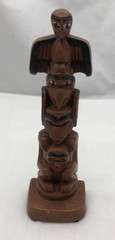 VINTAGE SHAMANS THUNDERBIRD WHALE And BEAR TOTEM POLE British Colombia