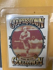 Babe Ruth, Cooperstown bobble head and trading card starting lineup