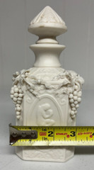 Parian Square Decanter – Four Vignettes, with Grapes