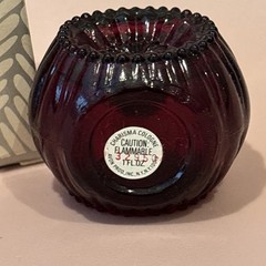 Avon Festive Facets Cologne Bottles Lot of 2 Red Green Vintage w Boxes