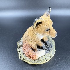 Arden Sculptures Collection Made In Britain Figurine Fox Figurine Resin Decor