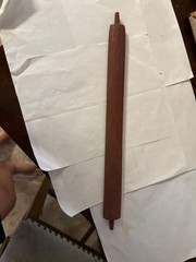 piece pipe stem made of popular wood