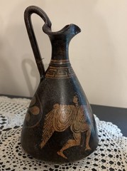 Ancient Greek Oinochoe (wine jug) museum replica