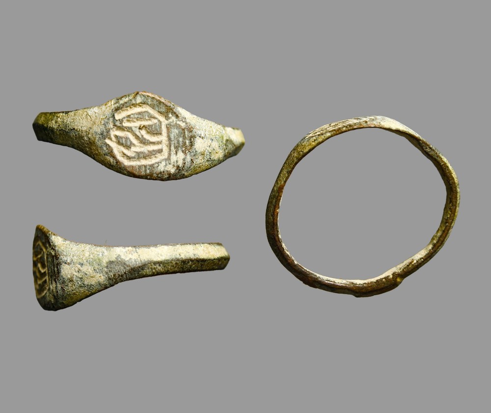 Old Testament Antiquity Ancient Judaean Paleo-Hebrew Signet Ring Artifact w/COA
