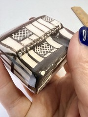 Mudlen End Studio Felsham Suffolk Pottery Miniature Cottage Distorted House #17