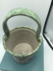 Original 😊 Parsley Artisan Pottery Magnolia Basket Fun
