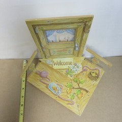Enesco 1997 Welcome Porch Door Display Stand #296945 New VINTAGE 28 YEARS OLD