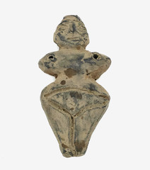 Ancient Mother Goddess Stone Idol – 2000 BC Fertility Worshiper Venus Figure