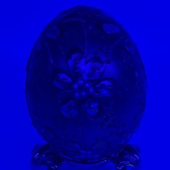 SIGNED Nannette Fenn “Eggs”traordinaire Designs Floral Faberge Inspired Egg USA