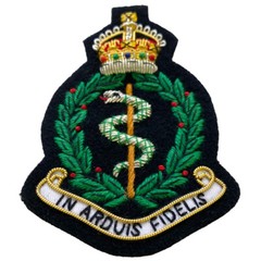 Royal Army Medical Corps Blazer Badge Embroidered British Army